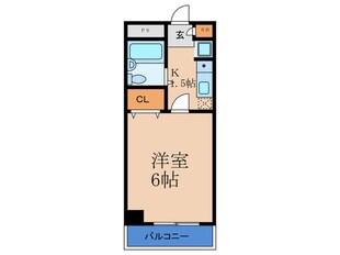 サンライズ野田阪神の物件間取画像